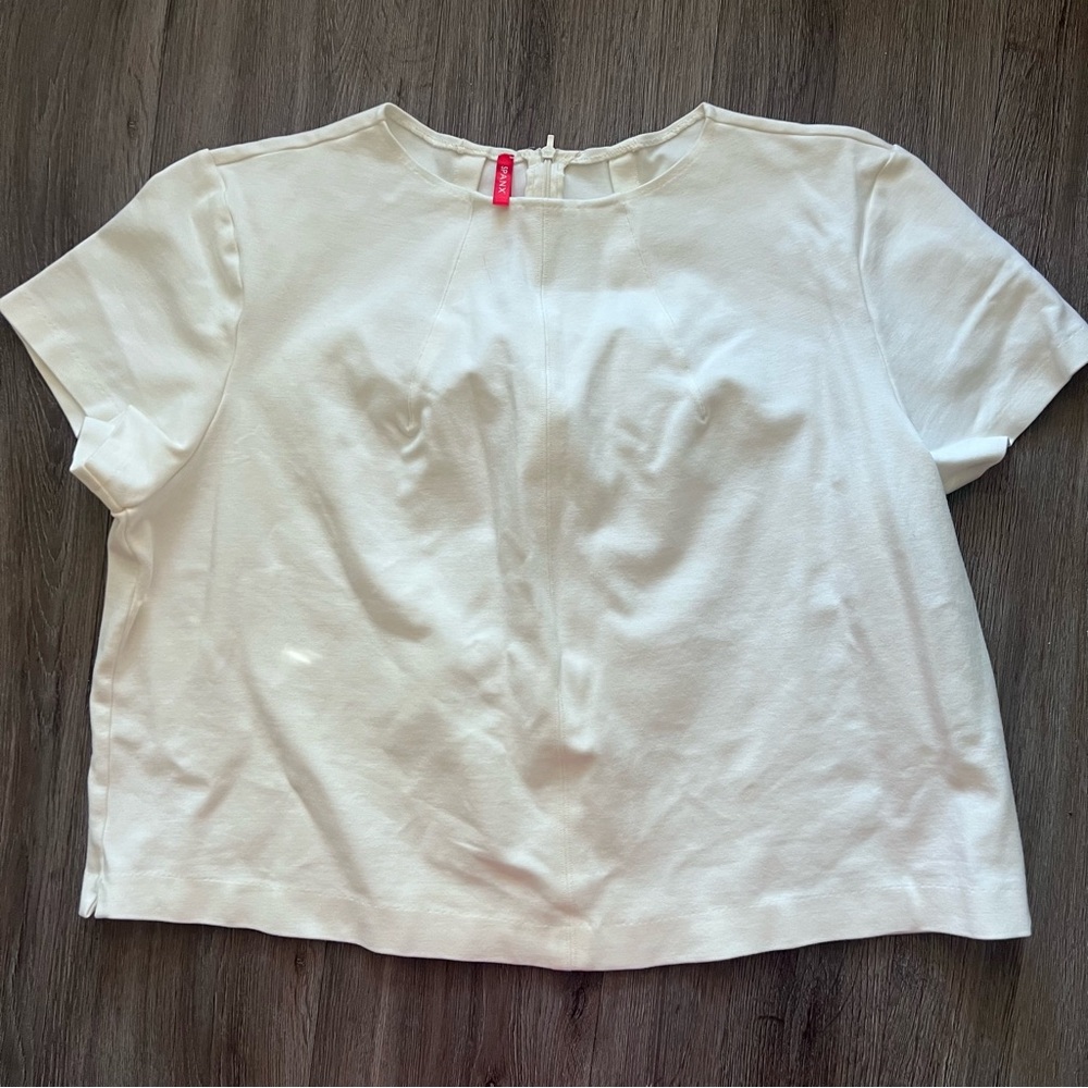 SPANX the perfect funnel top in white, size 1X
